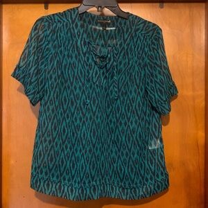 Banana Republic Size S Diamond Print Top